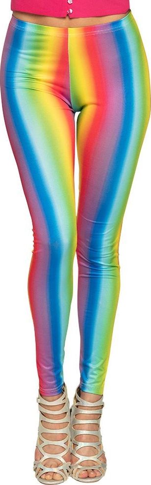 Dames legging regenboog