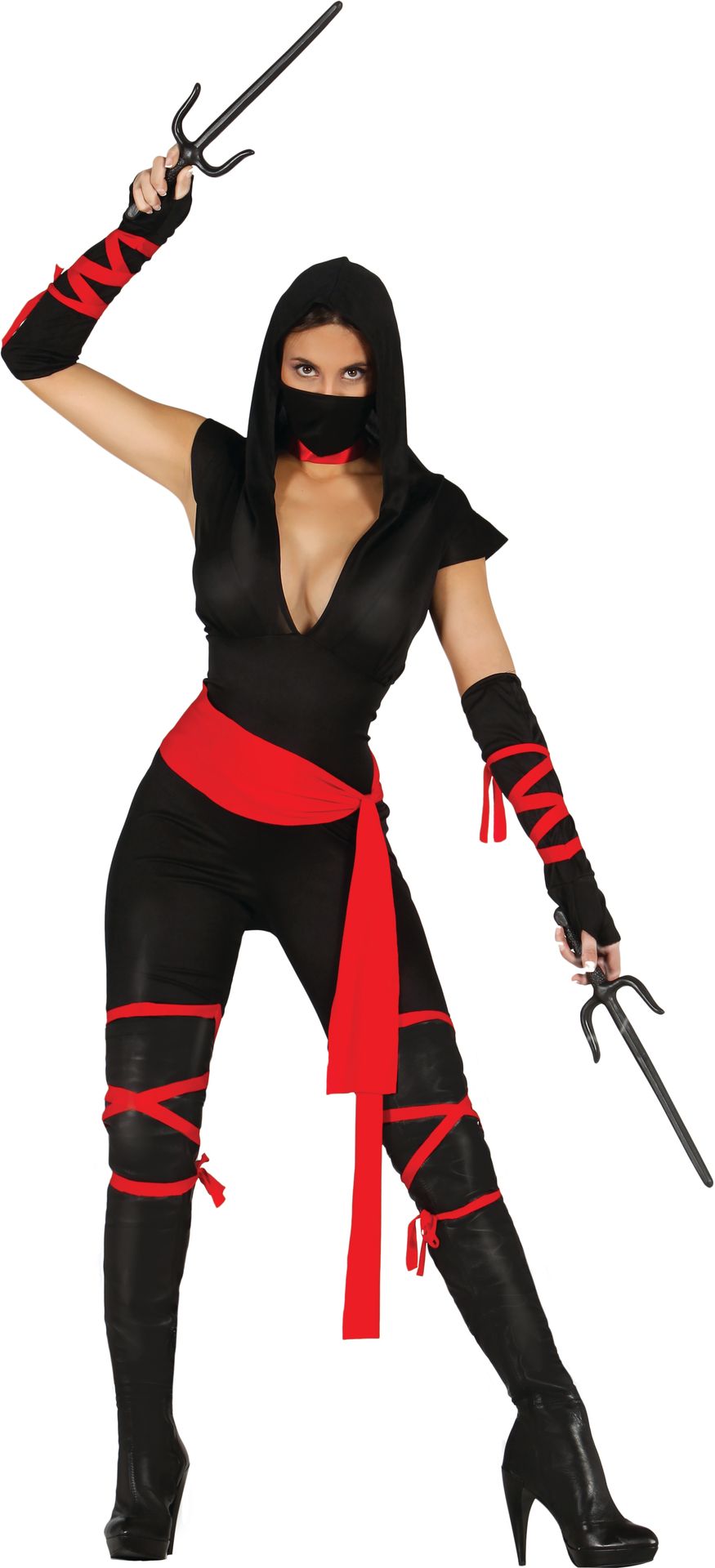 Dames ninja kostuum