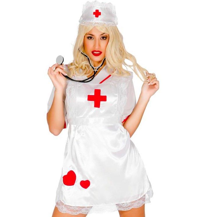Dames Sexy Verpleegster Kostuum