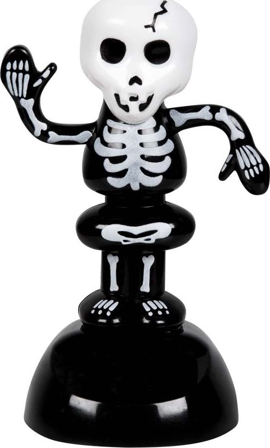 Dansende Skelet op Zonne-energie Halloween