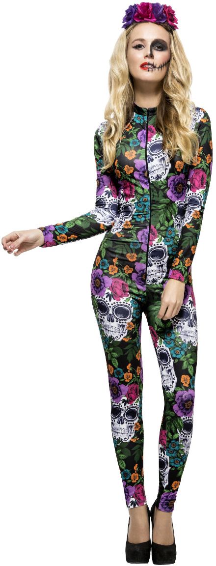 Day of the dead catsuit