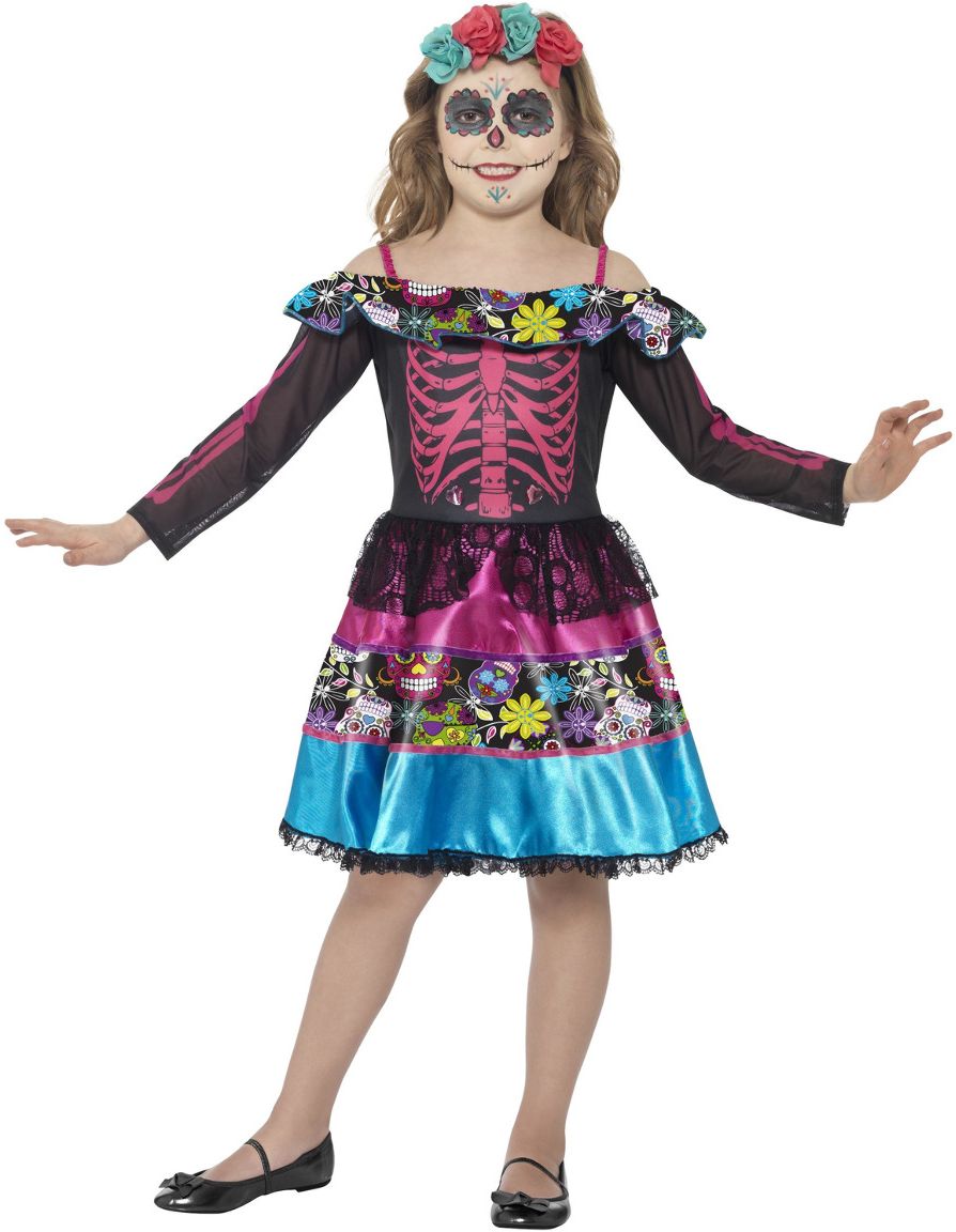Day of the dead meisjes jurkje