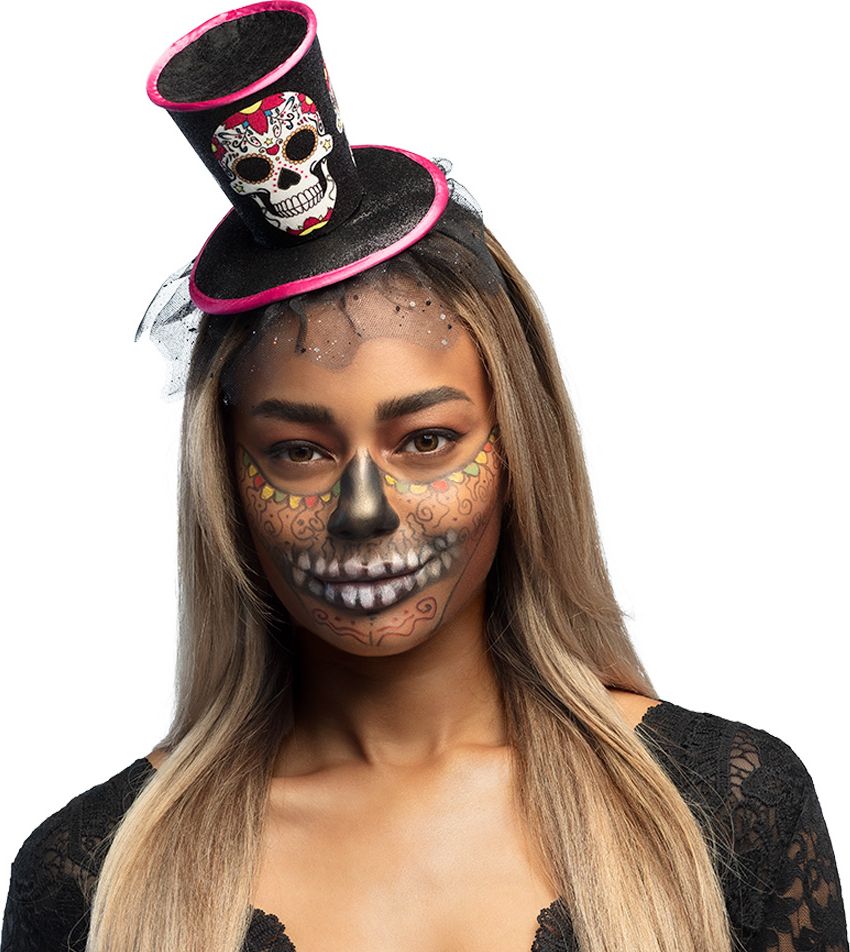 Day of the dead minihoedje tiara