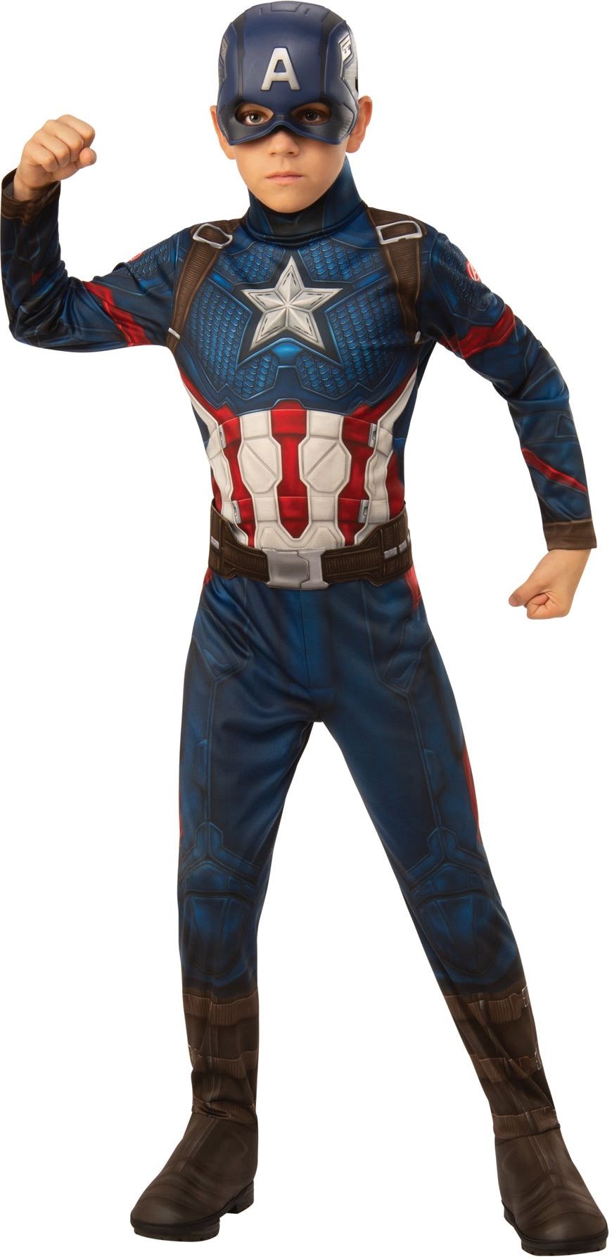 Deluxe Captain America Outfit Jongens Avengers Endgame