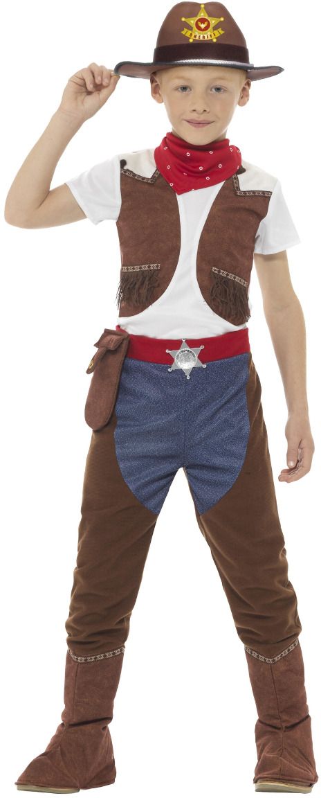 Deluxe cowboy kostuum jongens