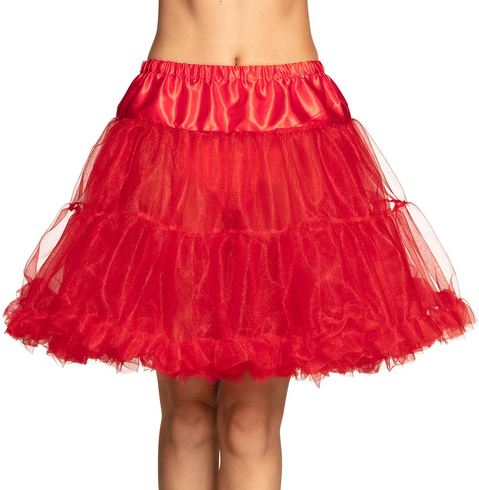Deluxe petticoat rood