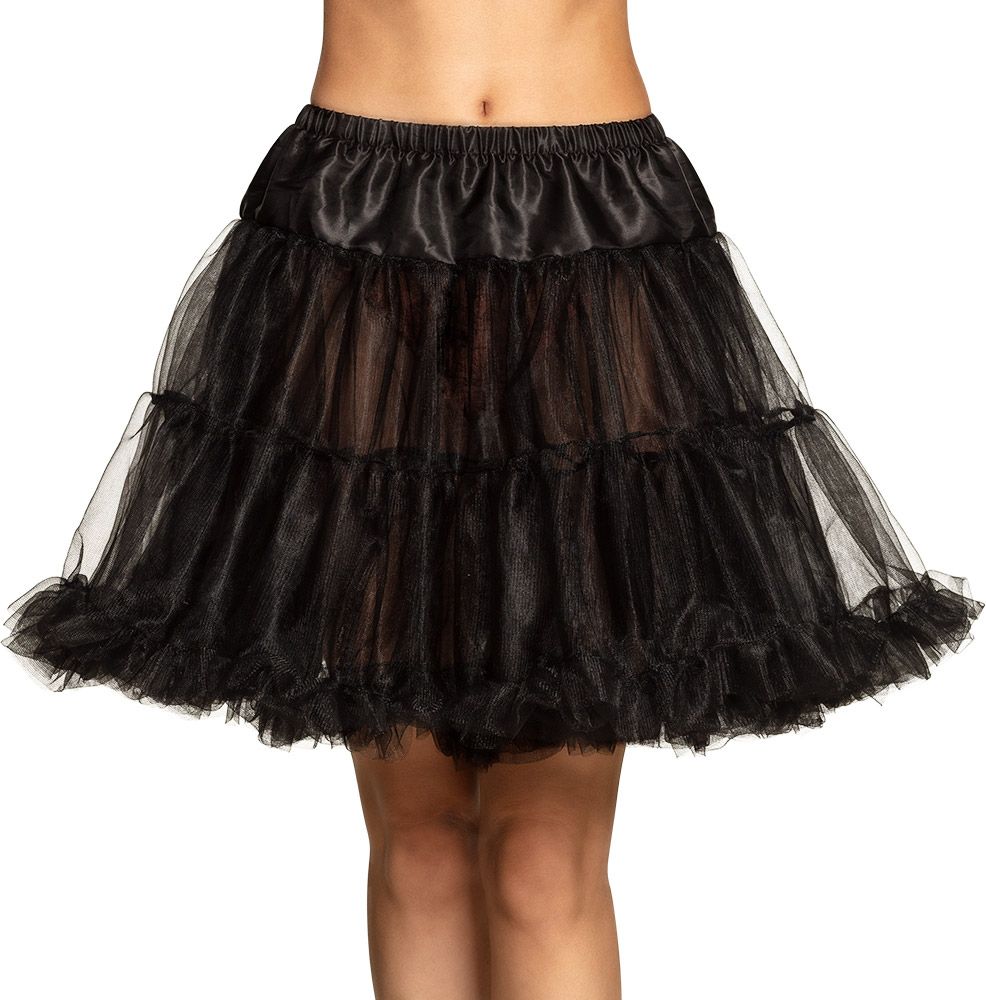 Deluxe petticoat zwart