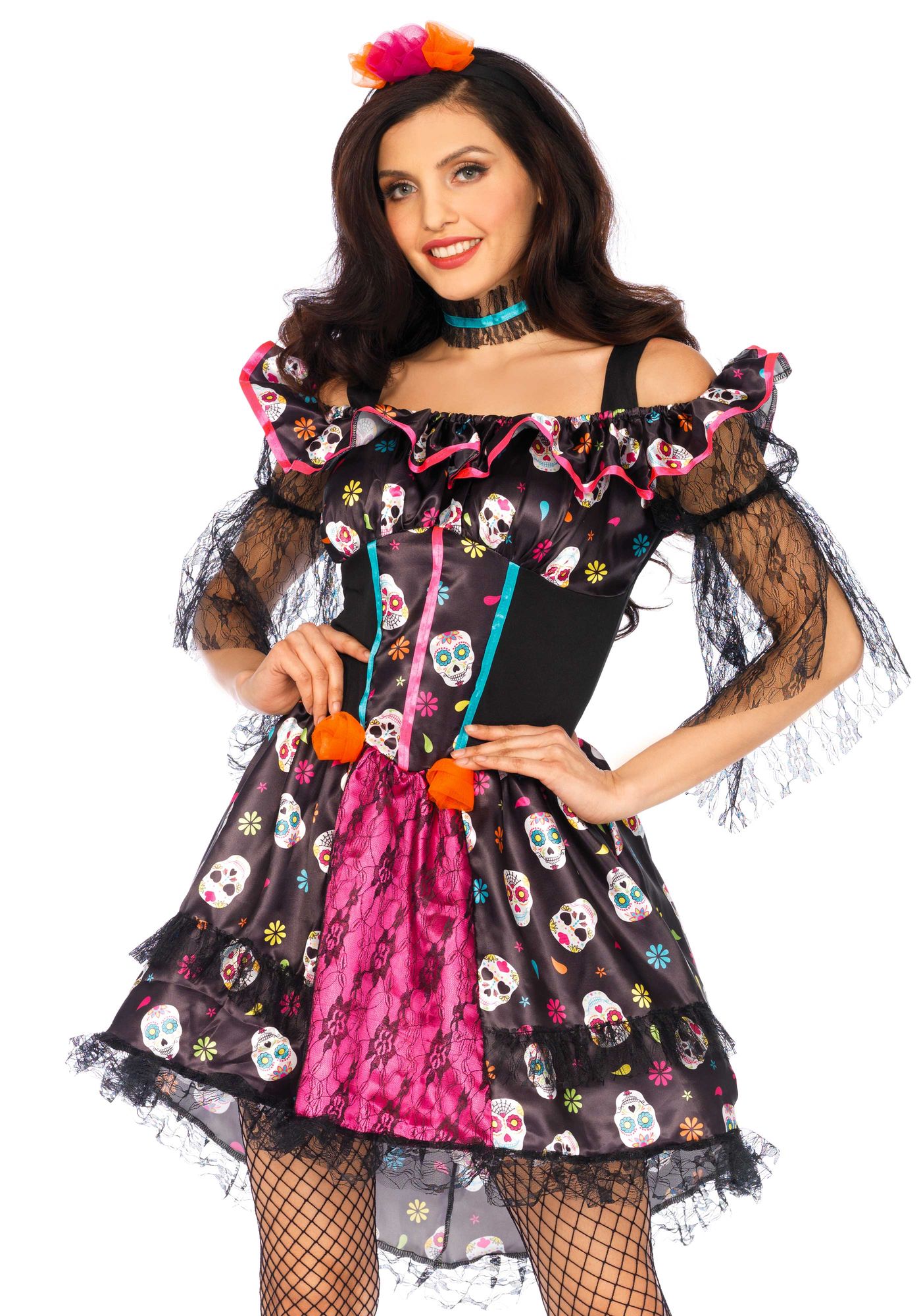 Dia de los muertos kleding dames