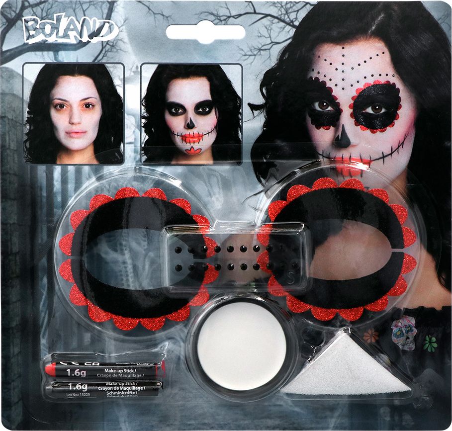 Dia de los muertos make-up set