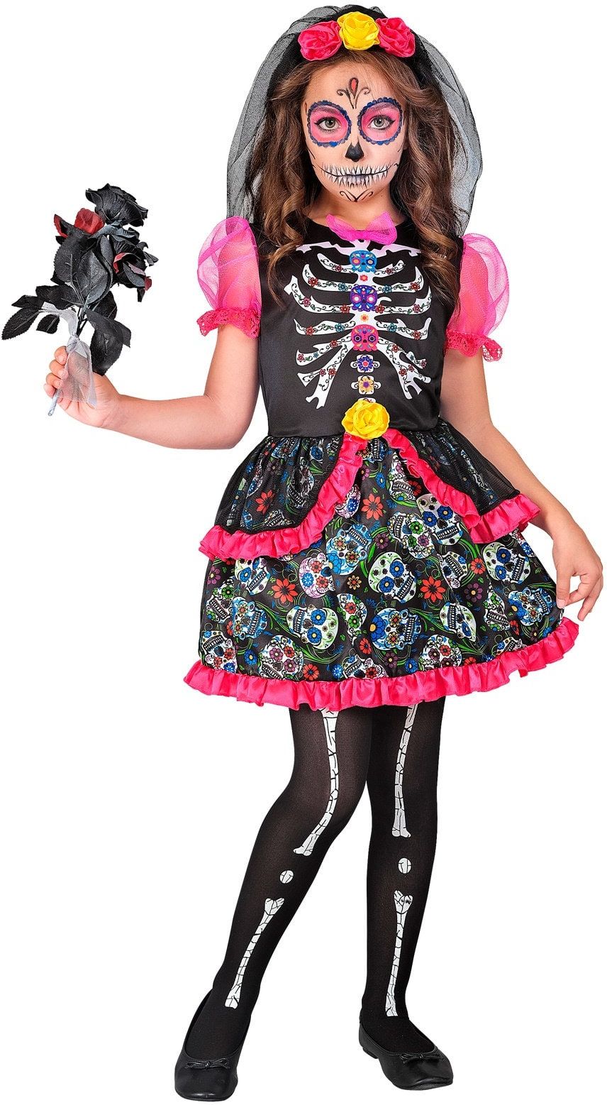 Dia de Los Muertos Meisjes Kostuum