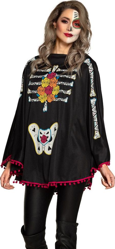 Dia de los muertos poncho