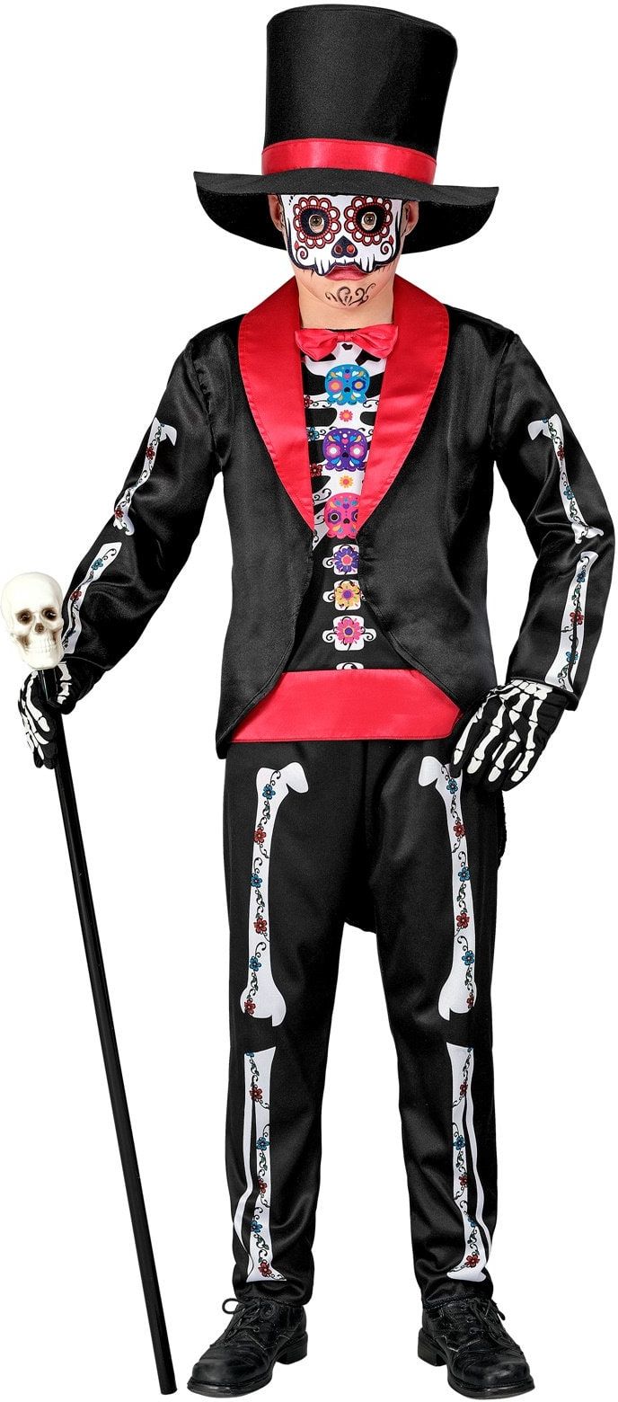 Dia De Los Muertos Zwart Pak Jongens
