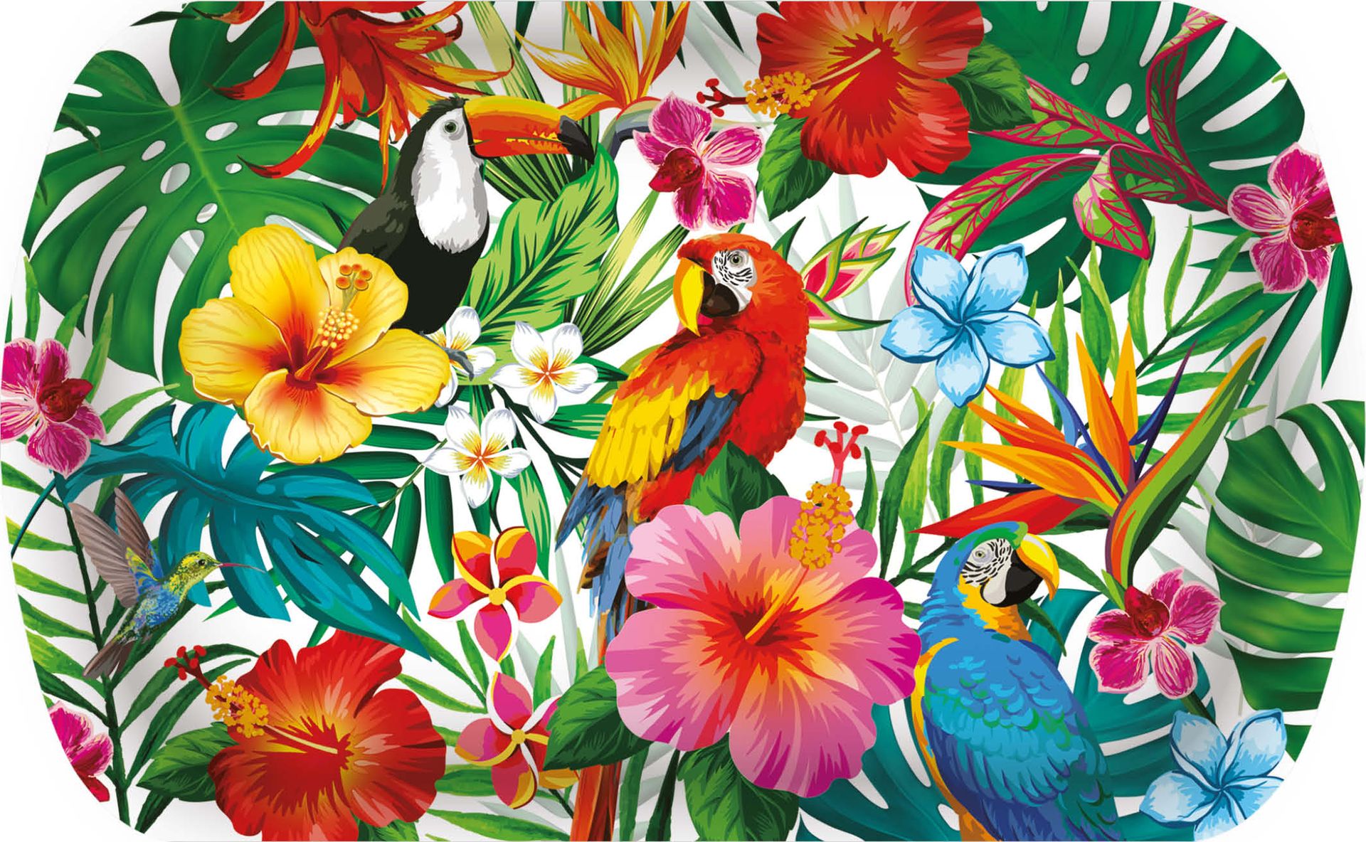 Dienblad Hawaii 39 x 24 cm