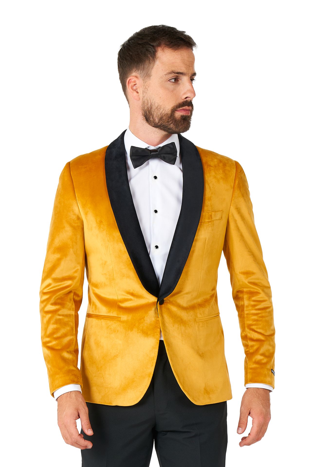 Dinner Jacket - Gold Blazer Heren Opposuits