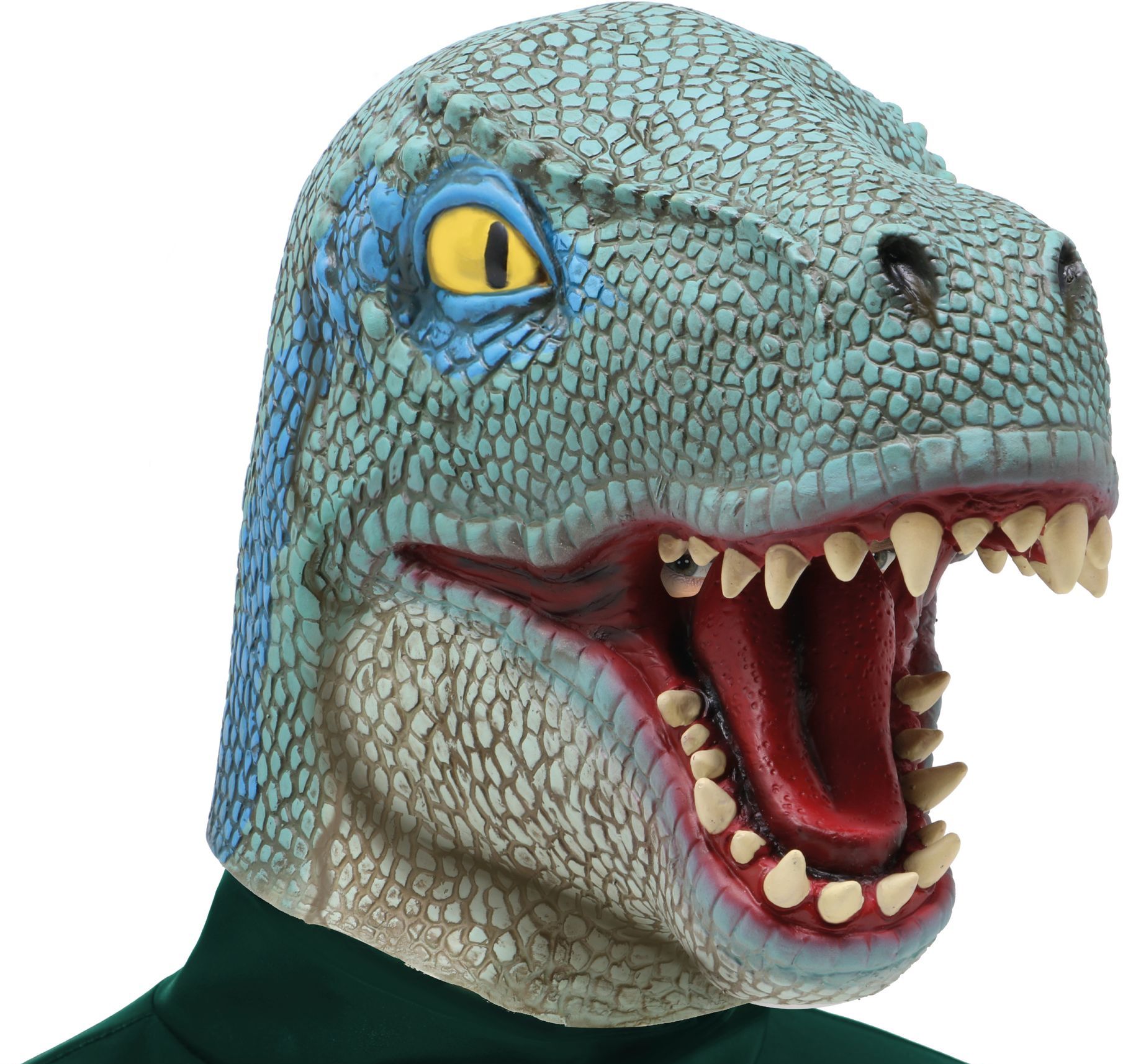 Dino latex masker velociraptor