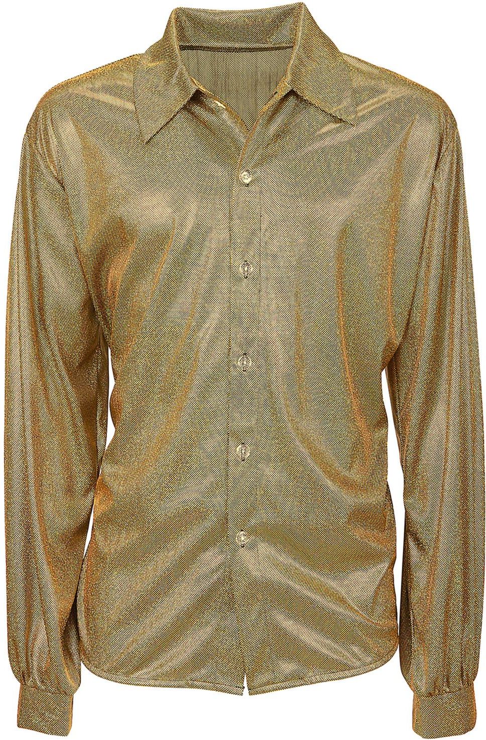 Disco blouse goud