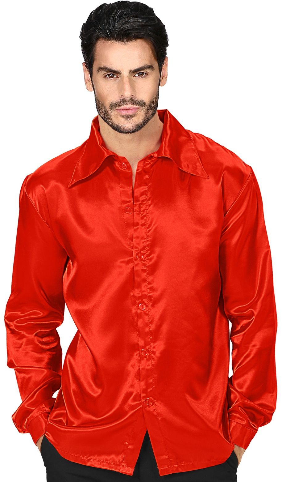 Disco blouse rood