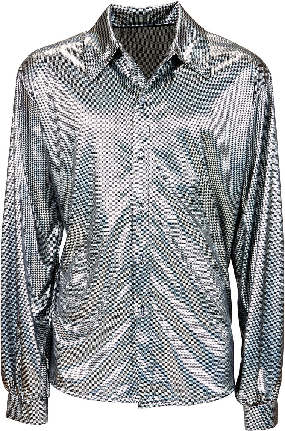 Disco blouse zilver