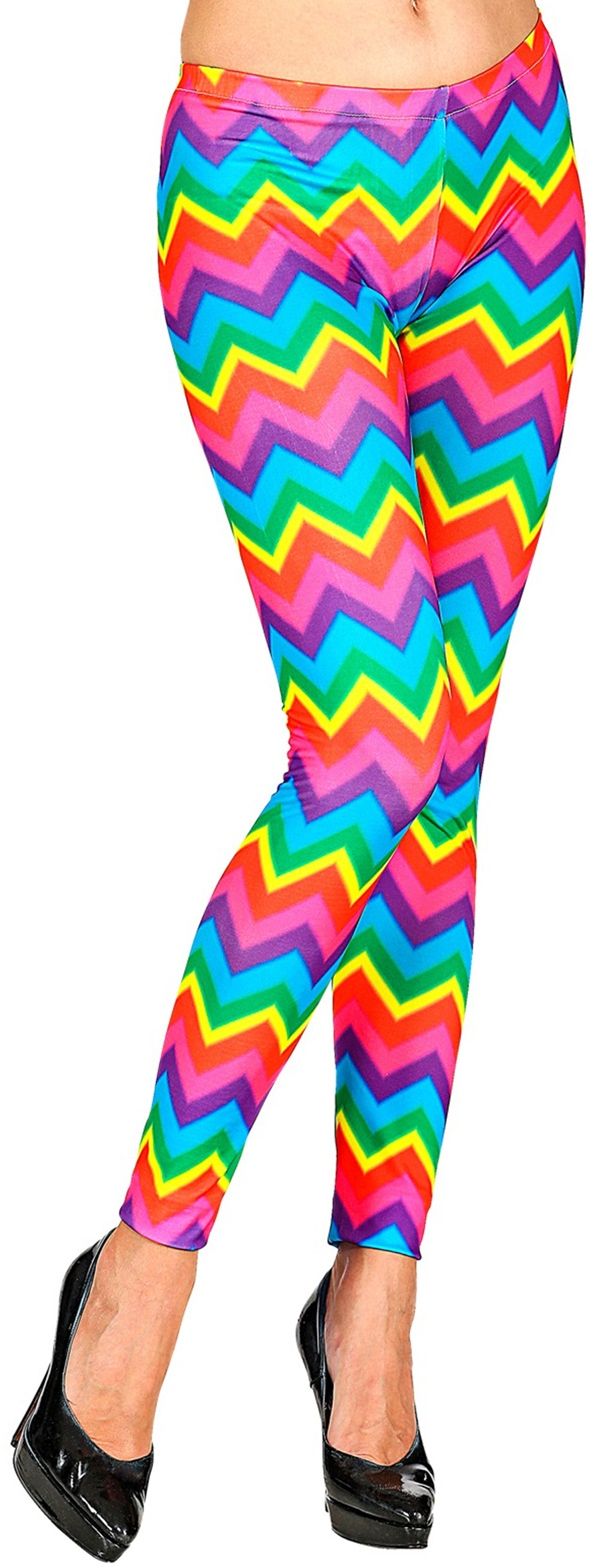 Disco broek regenboog