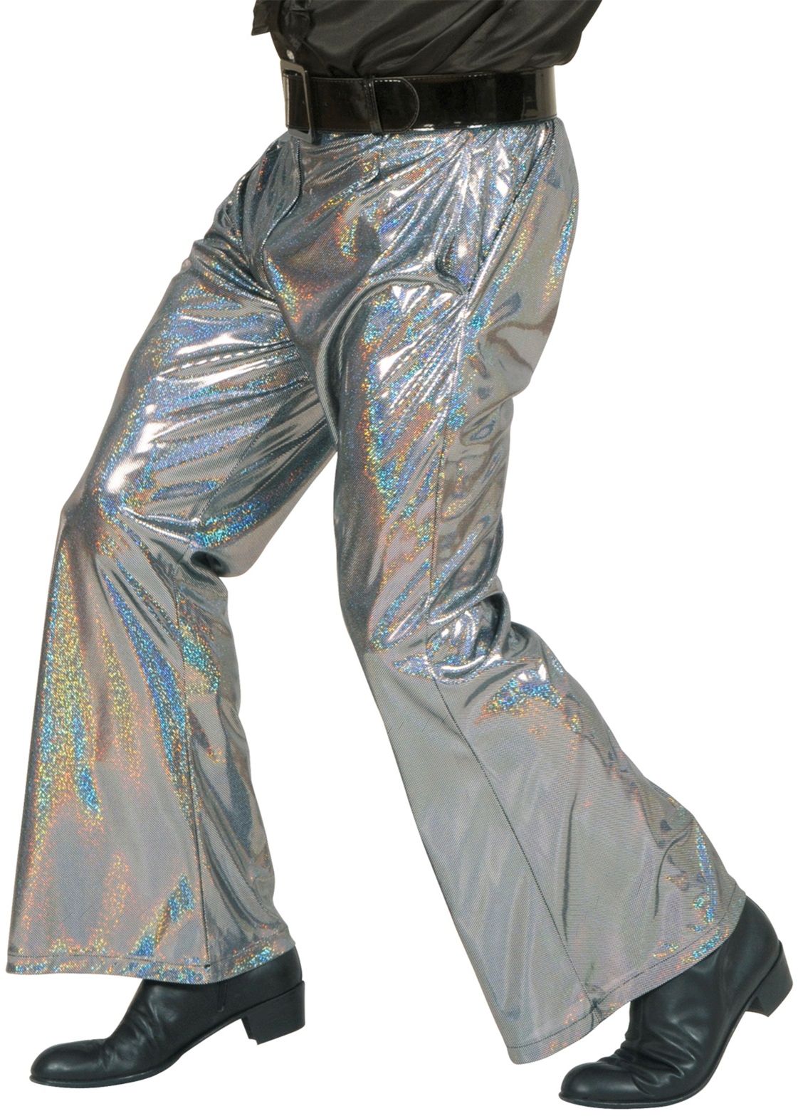 Disco broek zilver