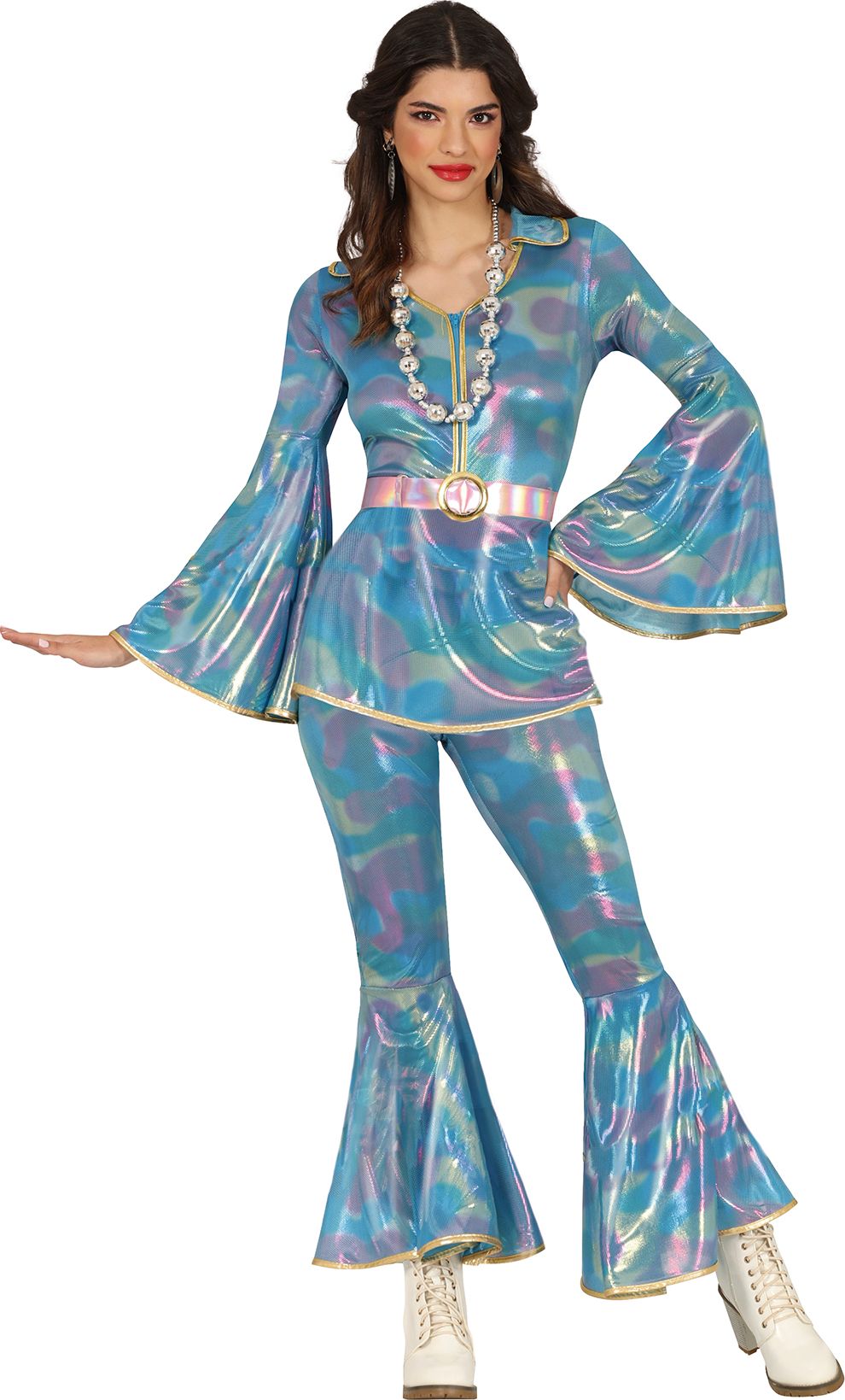 Disco Retro Psychedelic Jurk Dames