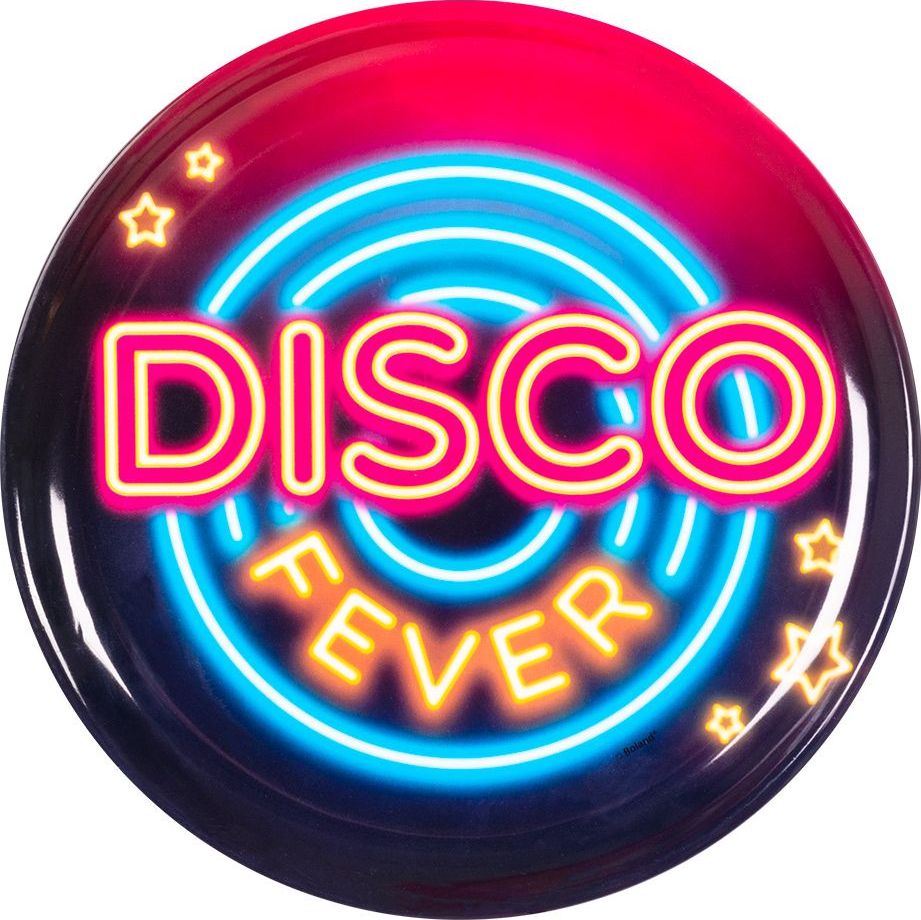 Disco thema dienblad