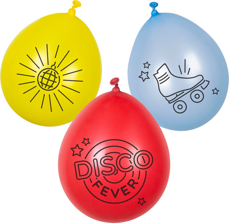 Disco thema partyballonnen
