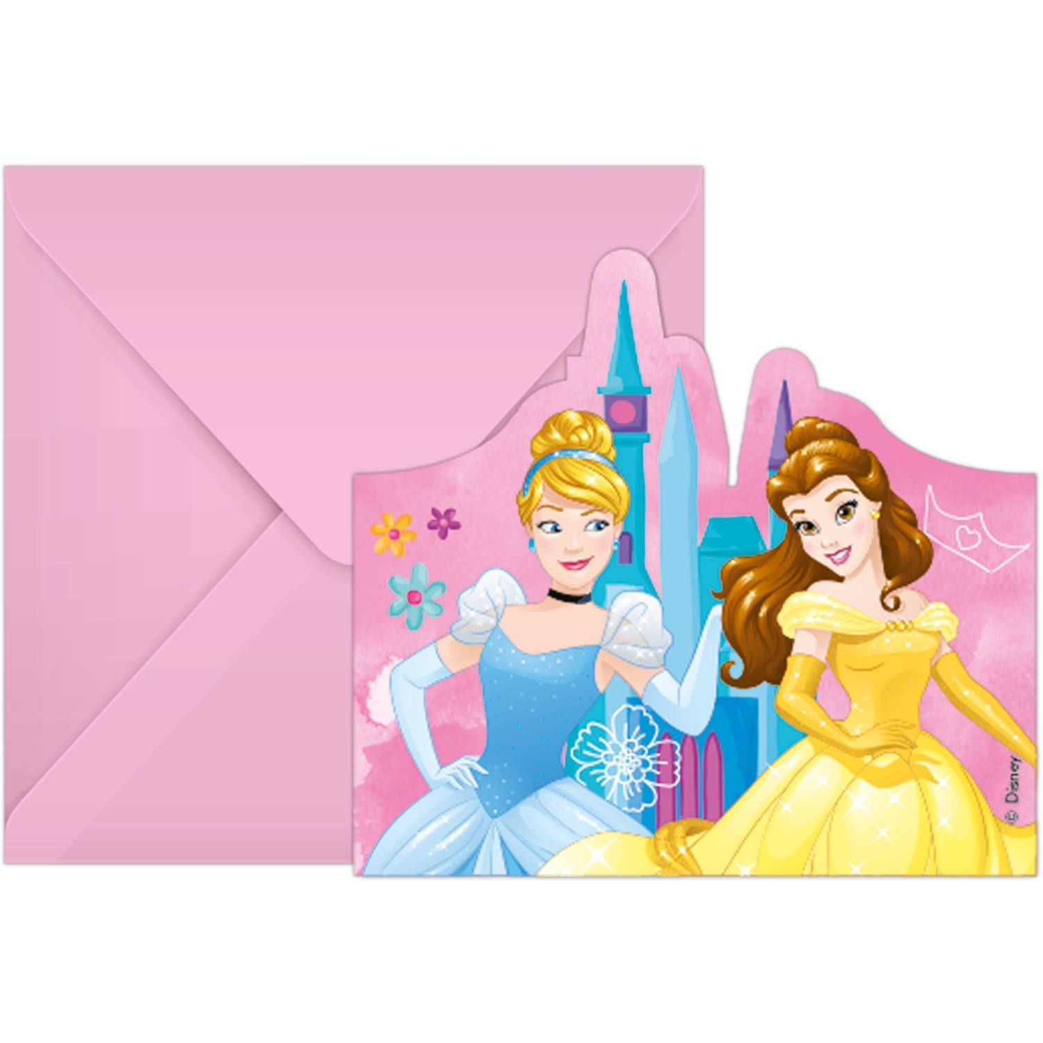 Disney prinses uitnodigingskaarten