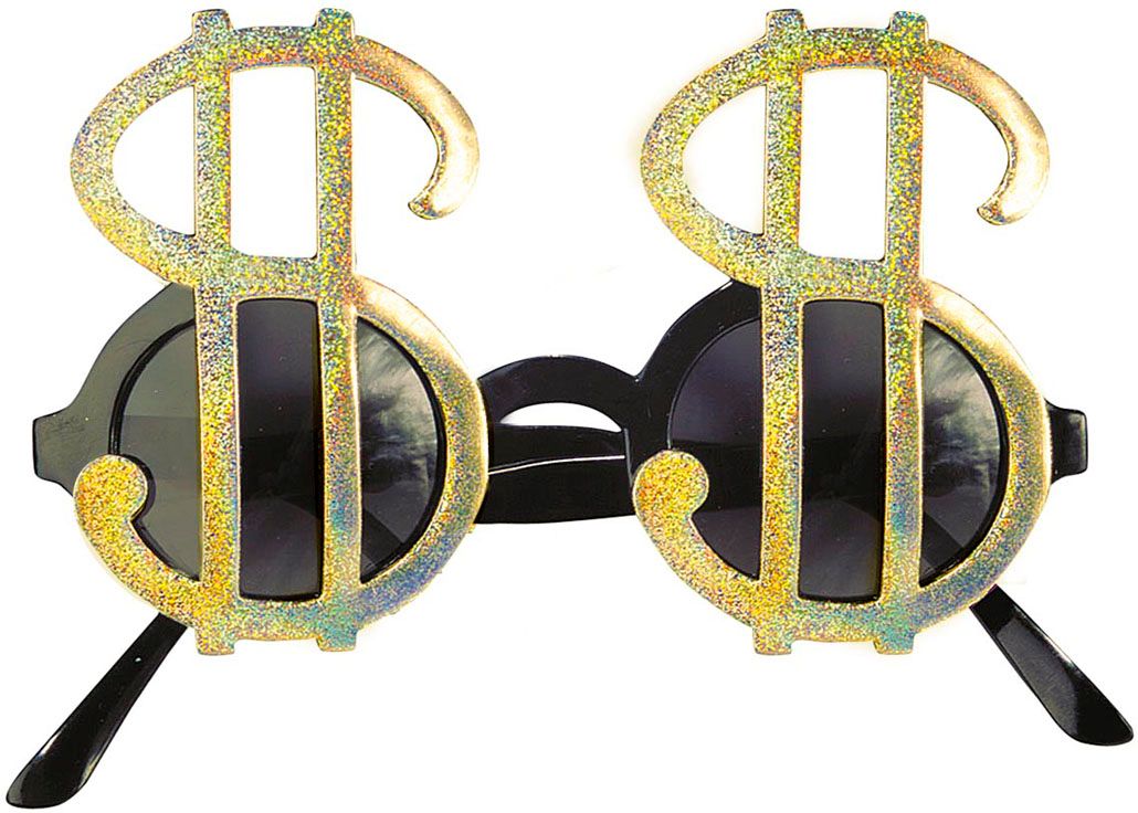 Dollarteken bril
