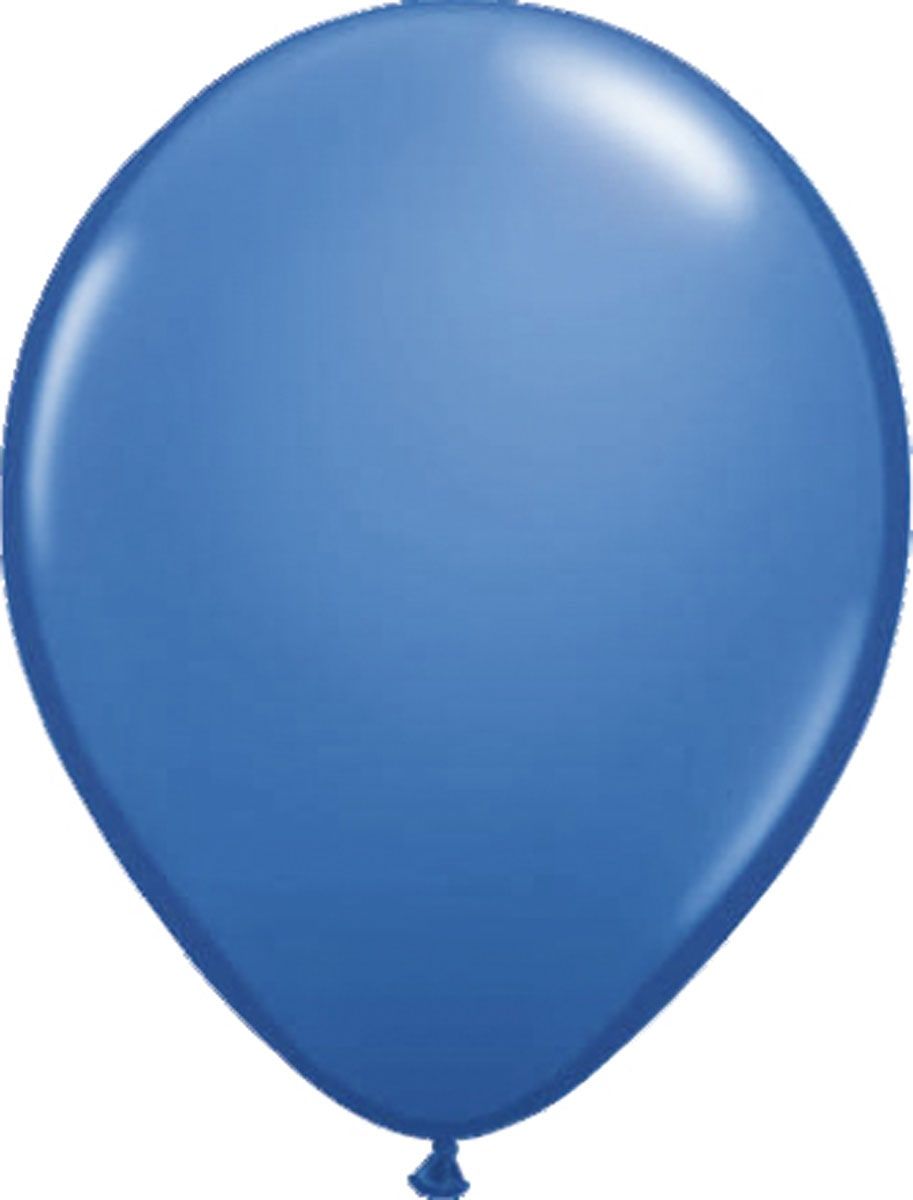 Donker blauwe basic ballonnen 10 stuks