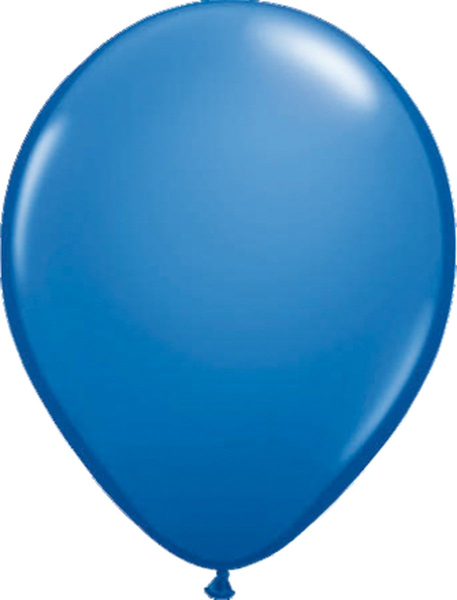 Donkerblauwe basic ballonnen 100 stuks