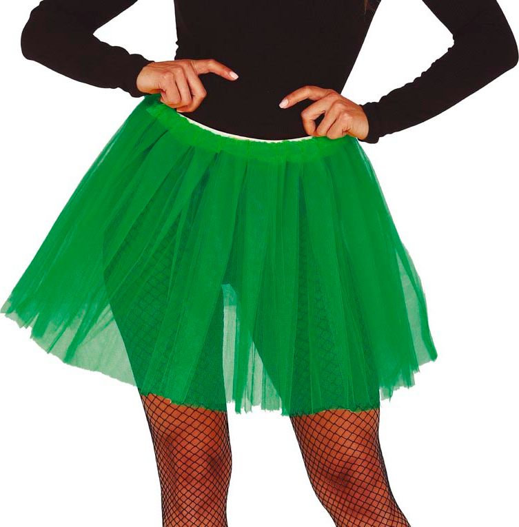 Donkergroene tutu dames