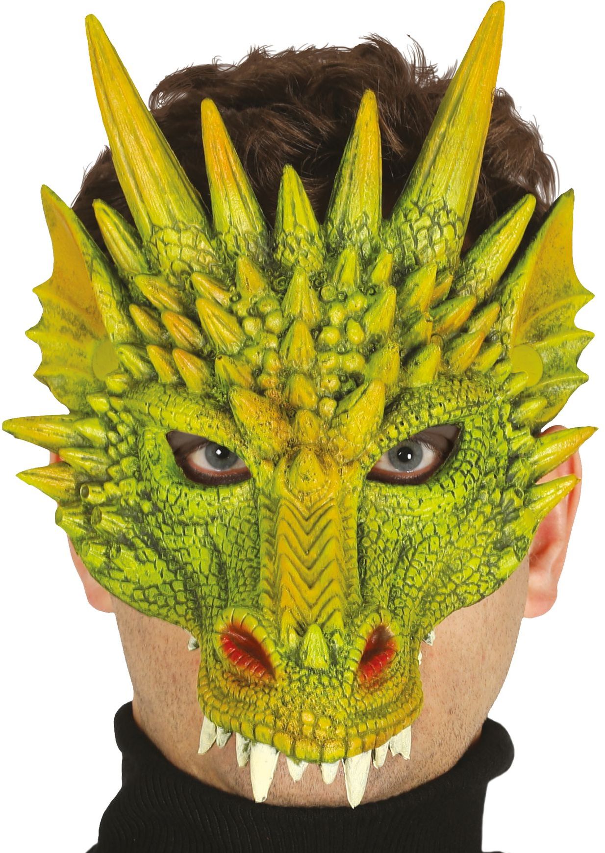 Draak masker groen