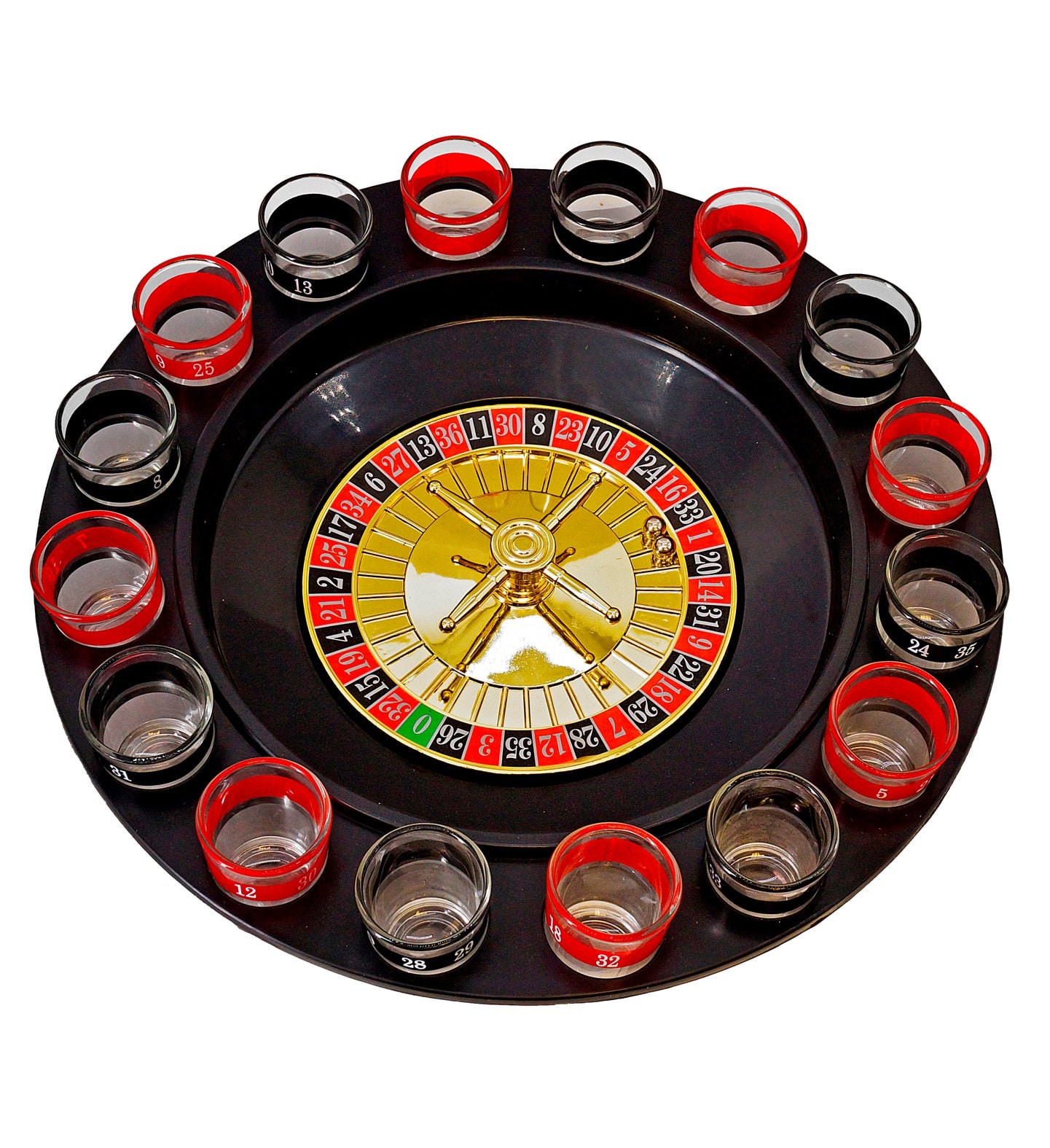 Drinking Roulette Feestspel Shotjes