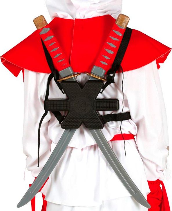 Dubbele ninja zwaarden met holster