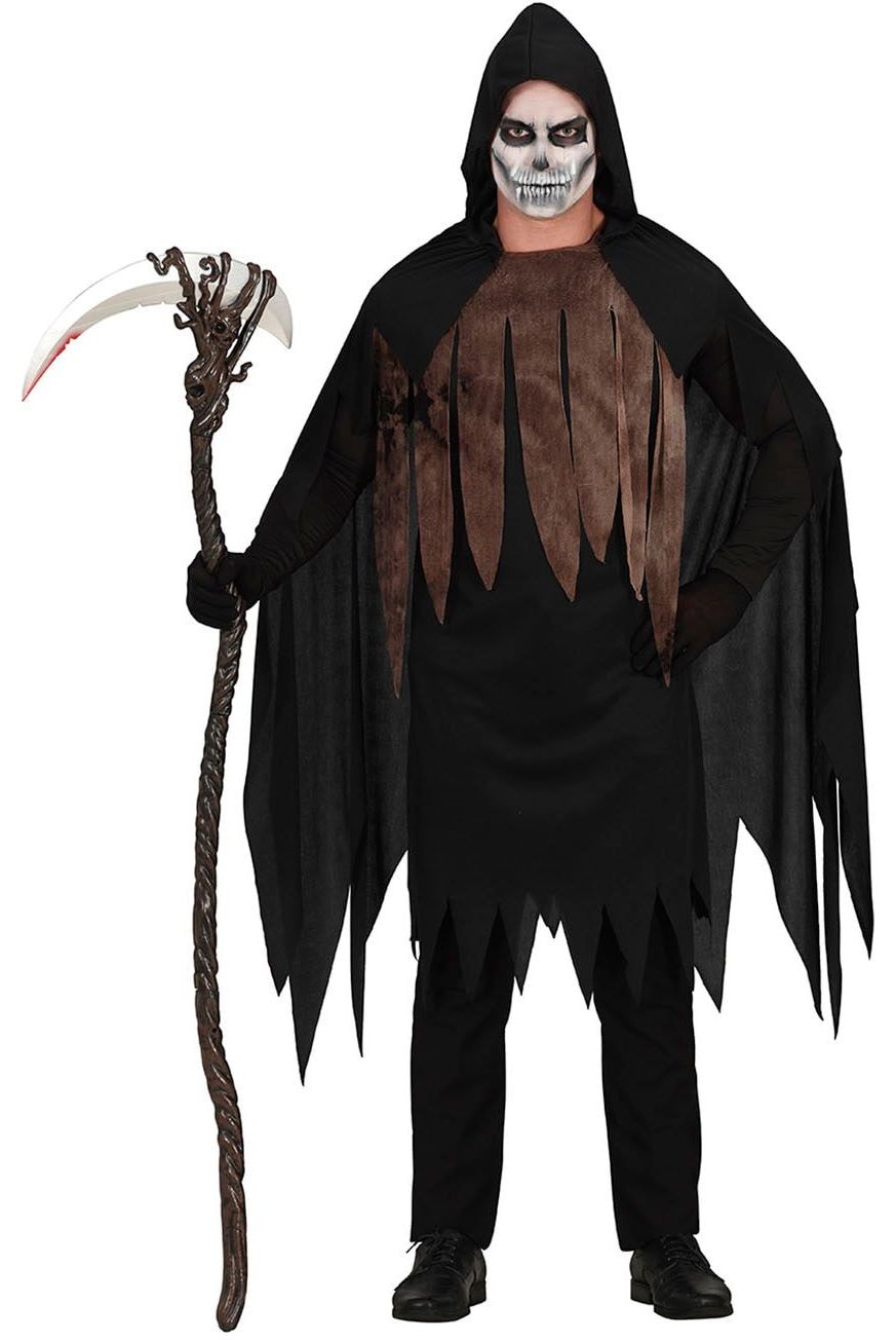 Duistere grim reaper outfit heren