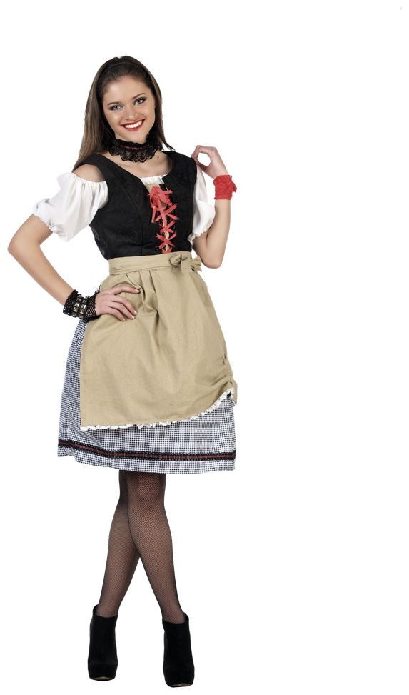 Duitse dirndl vrouw