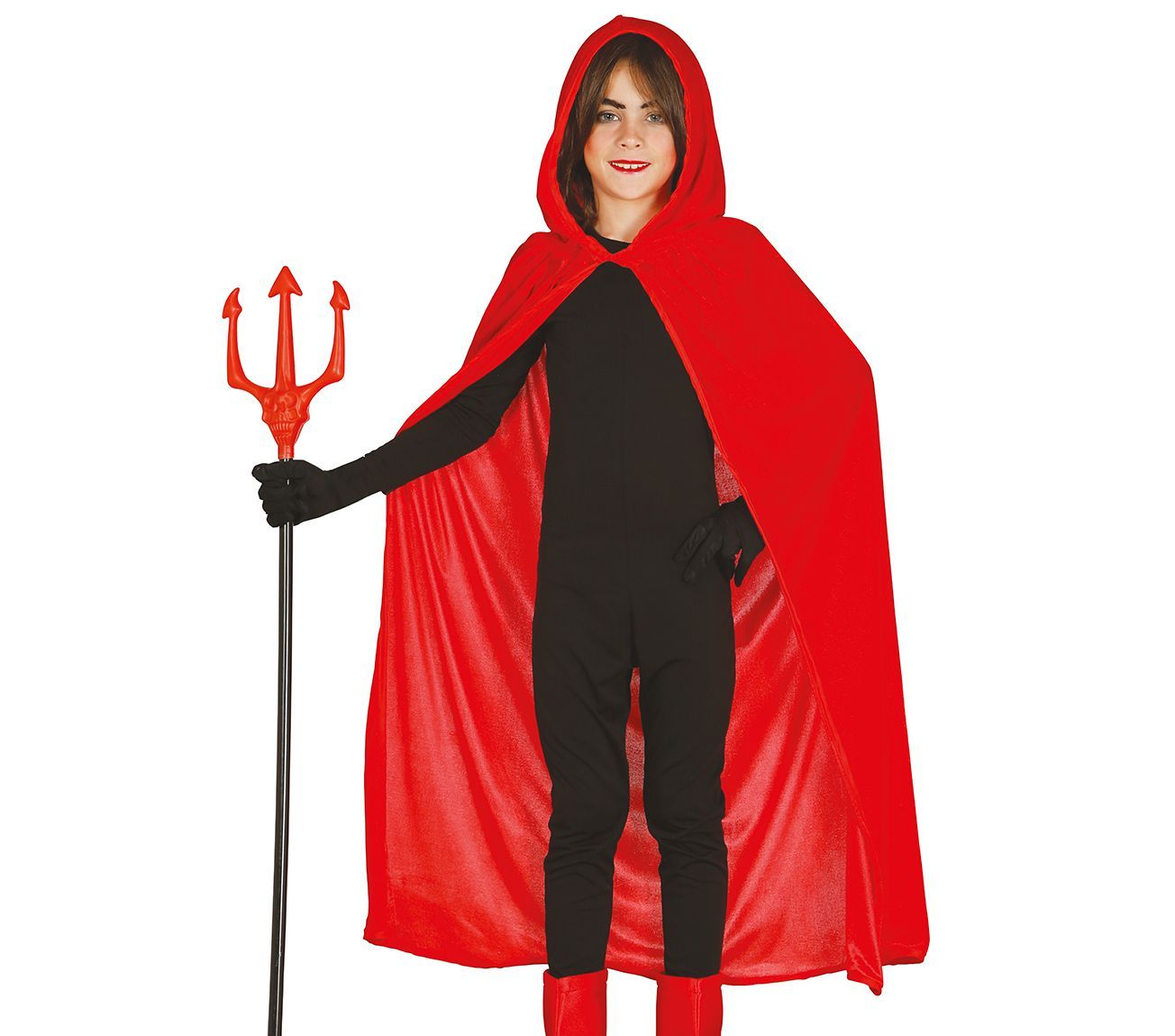Duivel cape rood kind