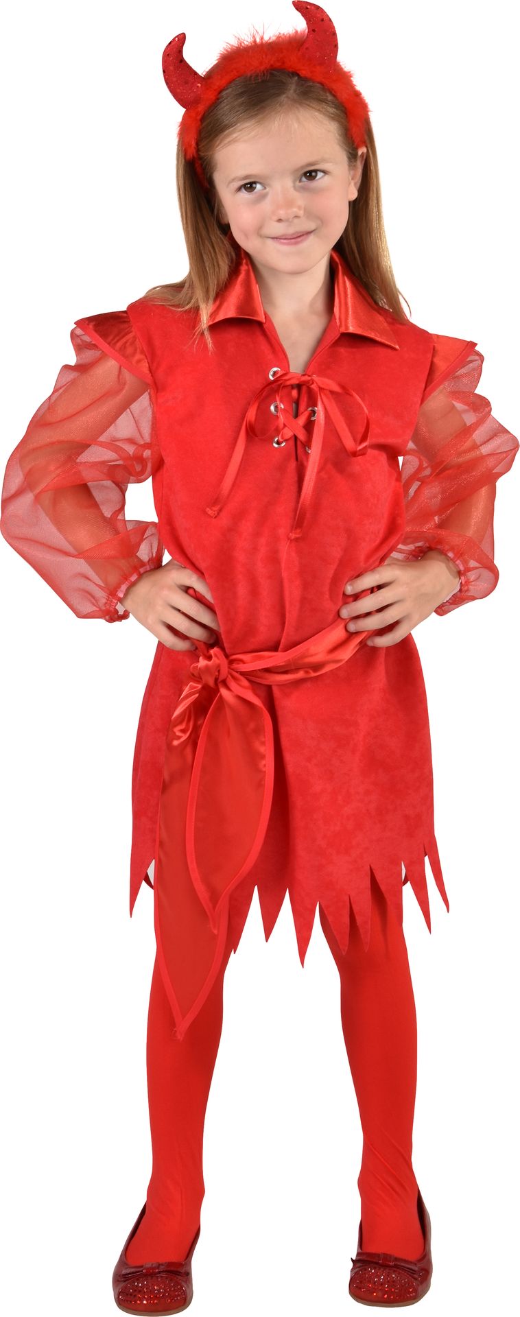 Duivel jurkje kind rood
