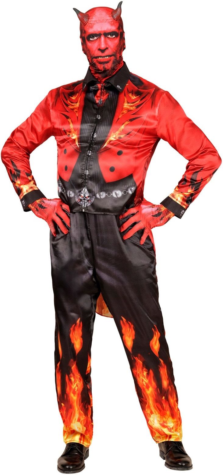 Duivel Kostuum Gemaskerd Mannen