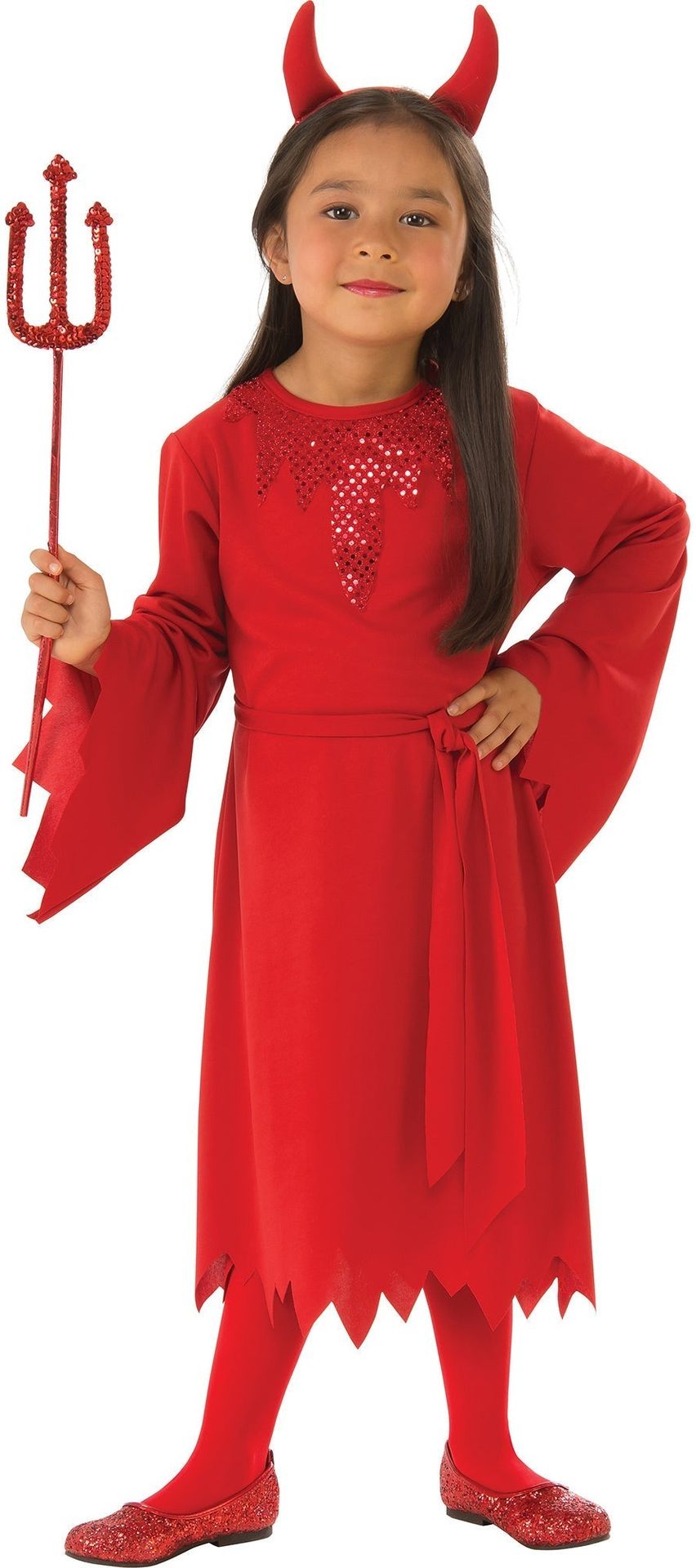 Duivel Kostuum Rood Meisjes