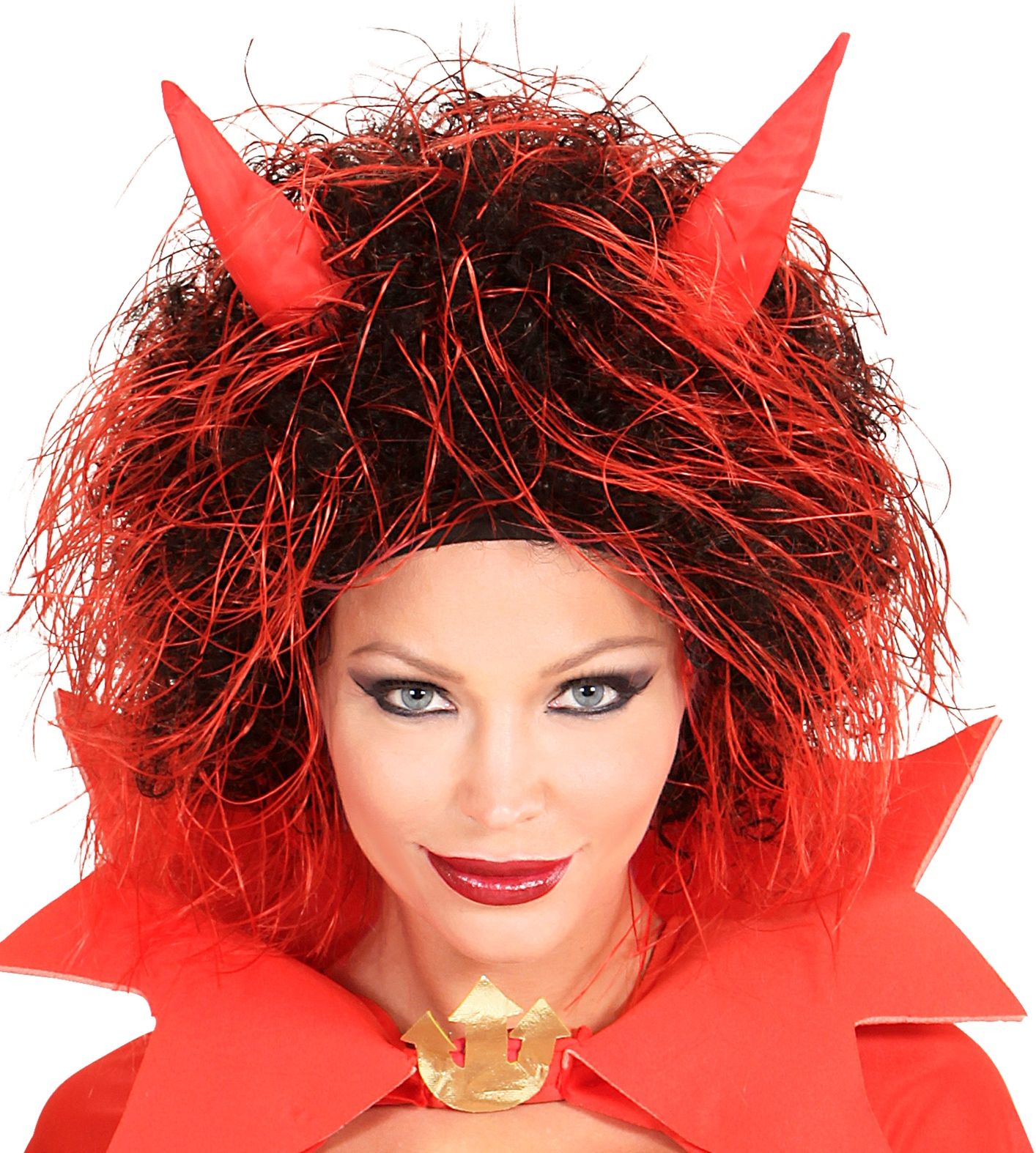 Duivelse Halloween Pruik