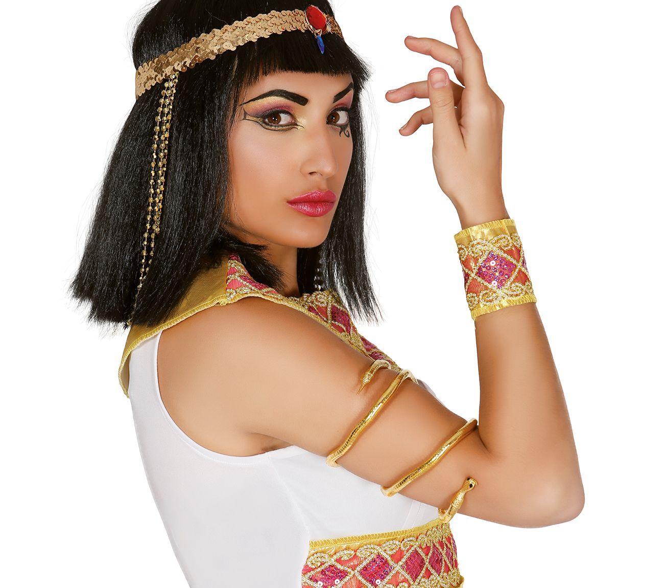 Egyptische armband gouden slang