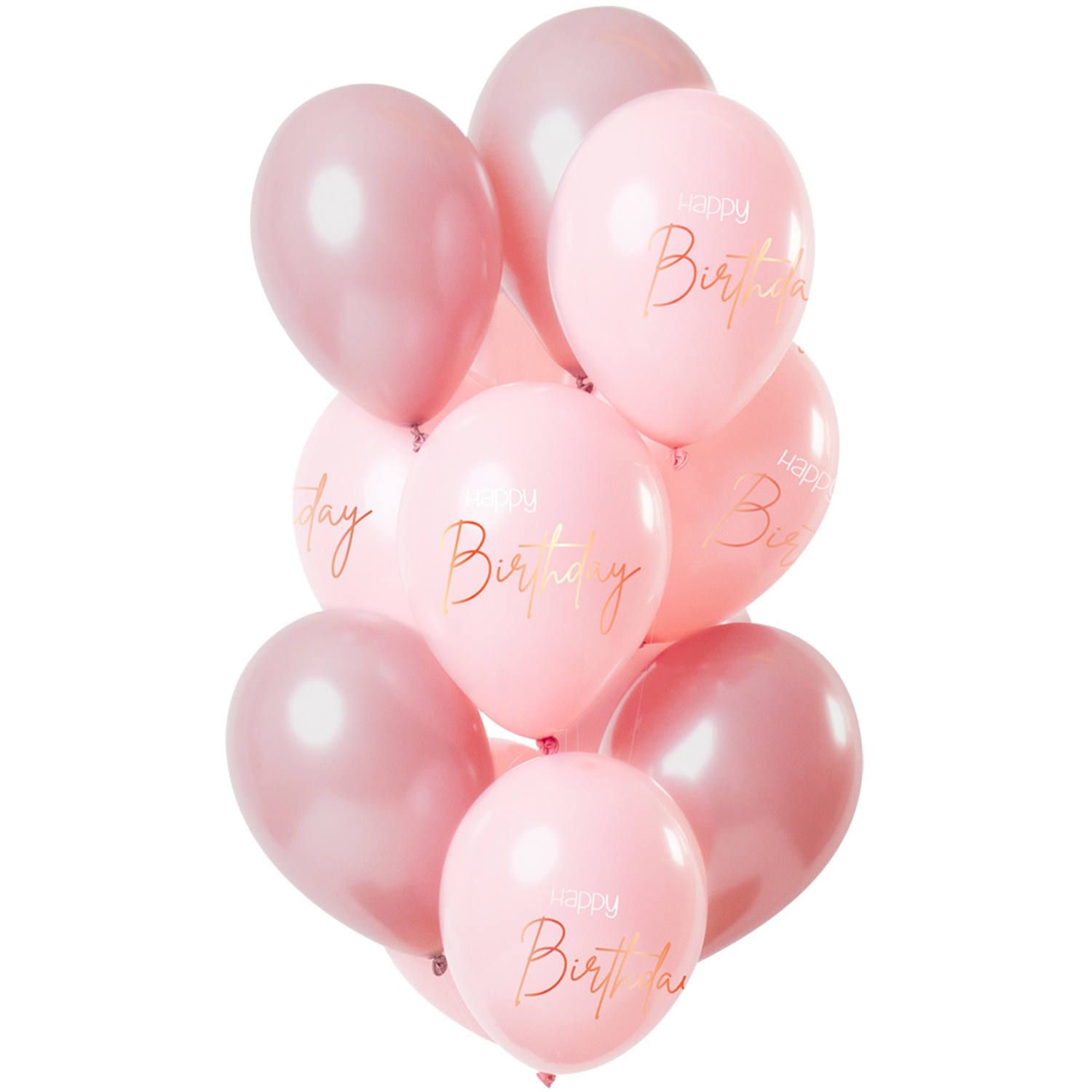 Elegant lush blush feest ballonnen 12 stuks