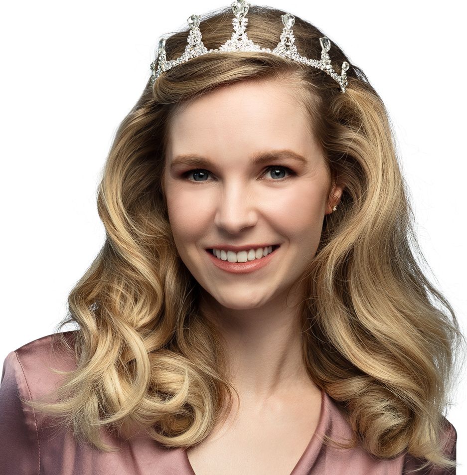 Elegante Zilveren Prinsessen Tiara