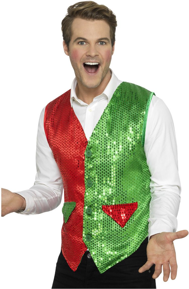 Elfjes vest pailletten