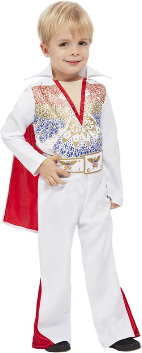 Elvis Kostuum Jongen Wit