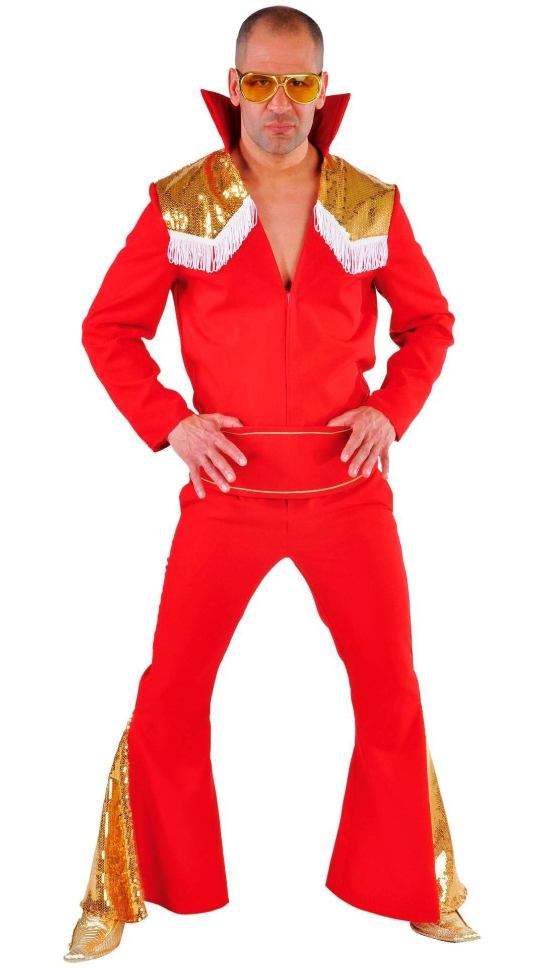 Elvis pak rood mannen
