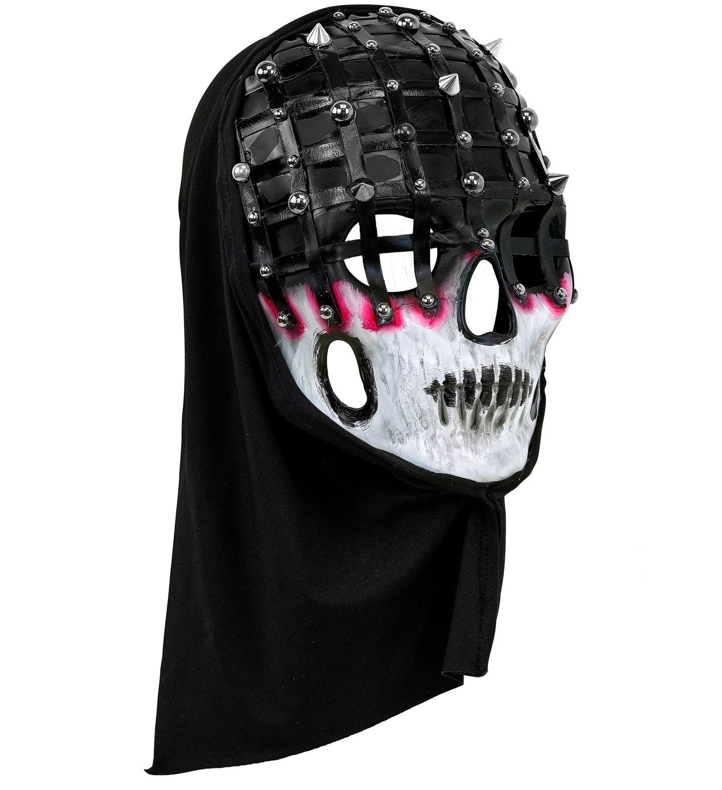 Eng Masker Zwart Wit met Capuchon Halloween