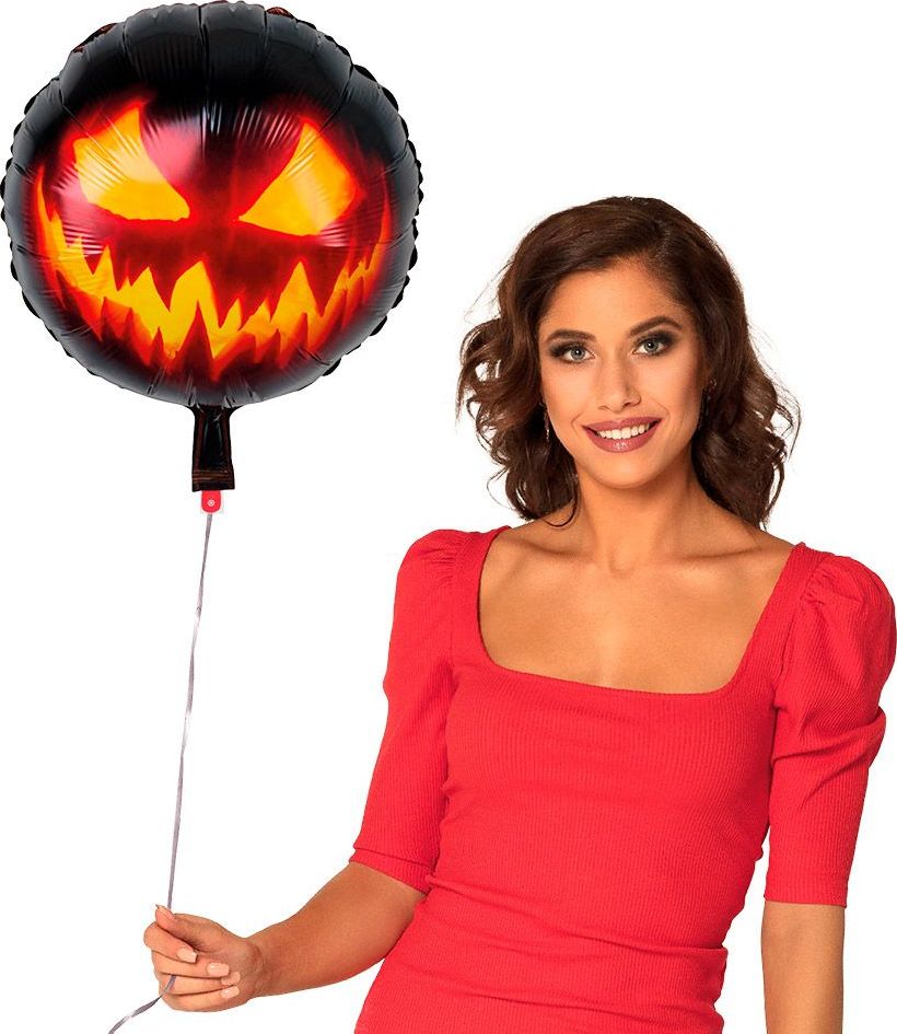 Enge pompoen halloween ballon